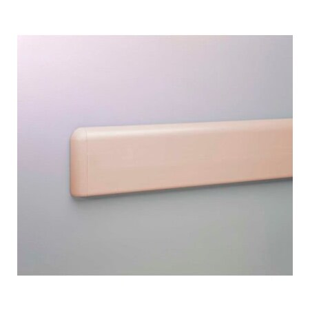 Pawling Pawling PETG Crash-Rail-Type Wall Guard, 12' x 3/4 x 4 WG-4P-12-718